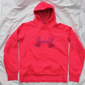 Girls Under Armor Hoodie Pink Size Medium